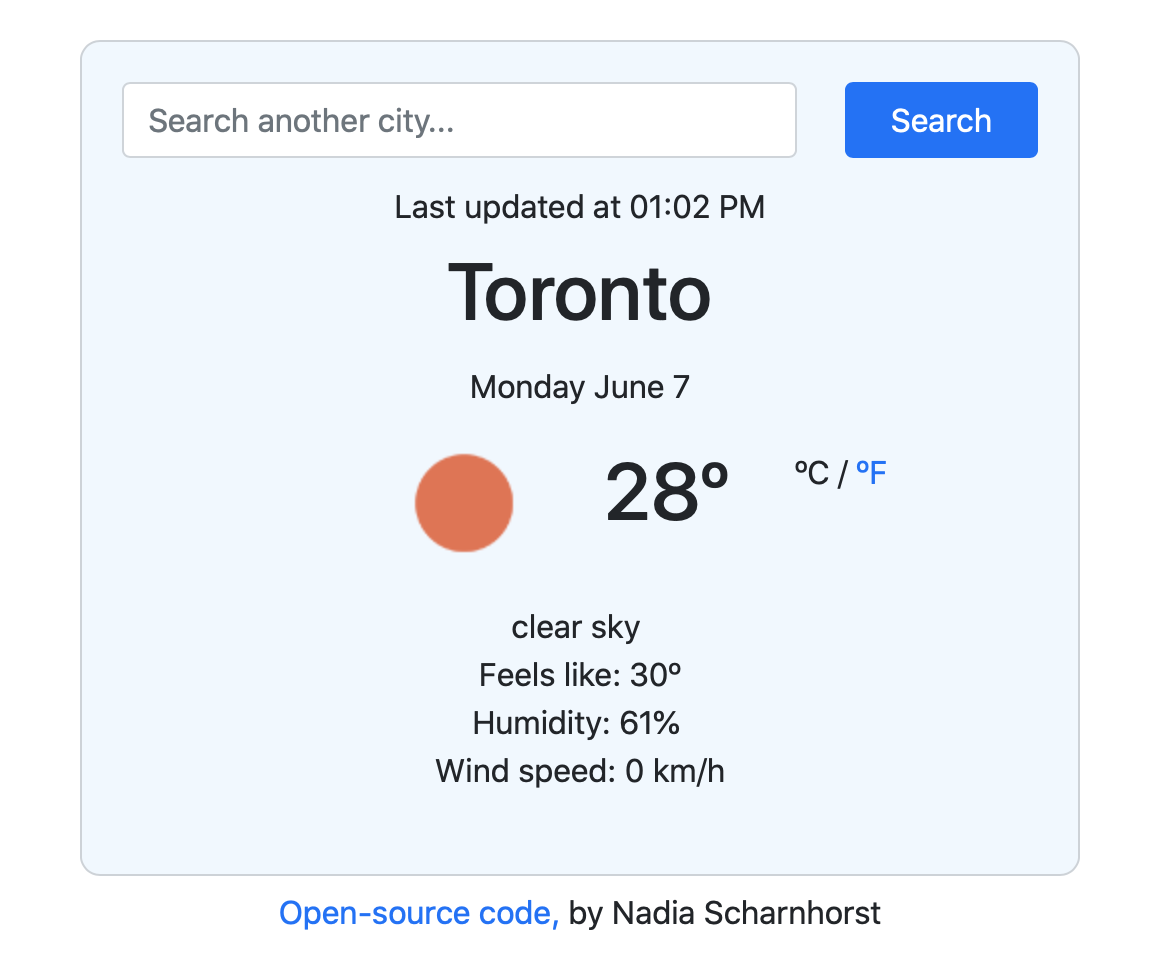 React Weather App